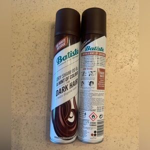 Batiste dark hair dry shampoo.